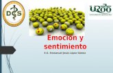 E.G. Emmanuel Jesús López Gómez. “...La emoción, como lo señala el vocablo, se refiere a movimiento, conductas exteriorizadas, orquestación de reacciones.