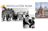 PRIMERA ETAPA DE LA REVOLUCIÓN RUSA.