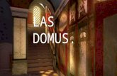 LAS DOMUS..  Edificio privado ocupado normalmente por un solo propietario  Palabra latina con la que se conoce a la casa romana.  Viviendas de las.