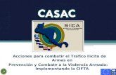 Acciones para combatir el Tráfico Ilícito de Armas en Prevención y Combate a la Violencia Armada: Implementando la CIFTA.
