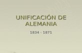 UNIFICACIÓN DE ALEMANIA 1834 - 1871. La Confederación Germánica en 1815.