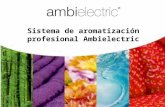 Sistema de aromatización profesional Ambielectric.