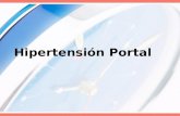 Hipertensión Portal. Es un síndrome clínico caracterizado por un incremento de la presión venosa portal >10 mmHg. La presión de la vena Porta: 5-10 mmHg.