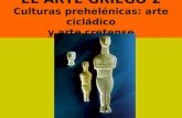 EL ARTE GRIEGO 2 Culturas prehelénicas: arte cicládico y arte cretense.