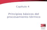 Principios básicos del procesamiento térmico Capítulo 4.