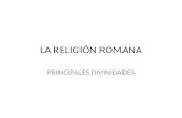 LA RELIGIÓN ROMANA PRINCIPALES DIVINIDADES. JÚPITER- El águila y el cetro.
