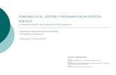 GOBIERNO LOCAL, GESTIÓN Y PROGRAMACIÓN DE POLÍTICAS PUBLICAS (o Estado de situación de los gobiernos locales argentinos) PROGRAMA DE FORMACIÓN EN POLÍTICAS.