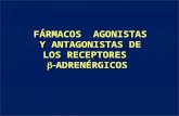 FÁRMACOS AGONISTAS Y ANTAGONISTAS DE LOS RECEPTORES  ADRENÉRGICOS.