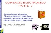 UNIVERSIDAD TECNOLÓGICA ECOTEC. ISO 9001:2008 COMERCIO ELECTRONICO PARTE 2 -Características principales -Clases de comercio electrónico - Riesgos del comercio.