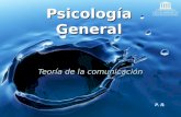 Psicología General Teoría de la comunicación P. R.