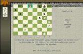 CURSO DE AJEDREZ “ Las piezas sobre la mesa “ CAPITULO III Ivanov Vs Dimitrov 1957 El Blanco a quien correspondía jugar, en gran apuro de tiempo y con.