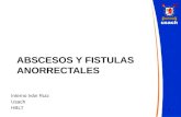 ABSCESOS Y FISTULAS ANORRECTALES Interno Iván Ruiz Usach HBLT 1.