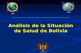 Análisis de la Situación de Salud de Bolivia OMS OPS Ministerio de Salud y Deportes.