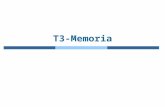 T3-Memoria. 3.2 Índice Conceptos relacionados con la gestión de memoria Servicios básicos para la gestión de memoria Carga de programas en memoria Memoria.