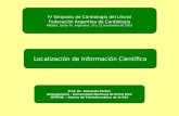 Localización de Información Científica IV Simposio de Cardiología del Litoral Federación Argentina de Cardiología Rafaela, Santa Fe, Argentina, 20 y 21.
