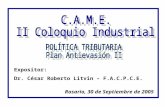 Rosario, 30 de Septiembre de 2005 Expositor: Dr. César Roberto Litvin – F.A.C.P.C.E.
