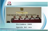 Diciembre 2009 Agenda del mes Contacto: hmedina@icai.org.mx.