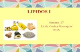 LIPIDOS I Semana 27 Licda. Corina Marroquín 2015.