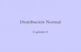 Distribución Normal Capitulo 6. La distribución normal.