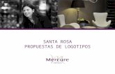SANTA ROSA PROPUESTAS DE LOGOTIPOS. RESTAURANTE – LOBBY BAR - EXPANSIÓN.