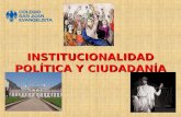 INSTITUCIONALIDAD POLÍTICA Y CIUDADANÍA. Glosario y esquemas.