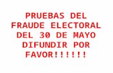 PRUEBAS DEL FRAUDE ELECTORAL DEL 30 DE MAYO DIFUNDIR POR FAVOR!!!!!!