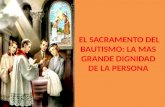 Los sacramentos son “signos sensibles”, es decir, que se pueden ver, tocar, sentir y oler.