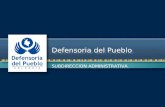 SUBDIRECCION ADMINISTRATIVA Defensoria del Pueblo.