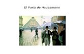 El París de Haussmann. Introducción En el siglo XIX, París era una ciudad sumida en la anarquía y que hervía en rebeliones, quienquiera que estuviera.