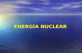 ENERGÍA NUCLEAR. Energía nuclear.- Radiactividad natural: Radiación alfa: 4 2 He (núcleos de Helio) Radiación alfa: 4 2 He (núcleos de Helio) Radiación.