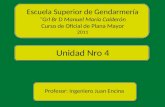 Unidad Nro 4 Profesor: Ingeniero Juan Encina Escuela Superior de Gendarmería “Grl Br D Manuel María Calderón Curso de Oficial de Plana Mayor 2011.