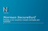 Norman SecureSurf Proteja a los usuarios cuando navegan por Internet.