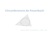 Una circunferencia está definida por tres puntos. Dados tres puntos no alineados, existe necesariamente una única circunferencia que contiene a los tres.