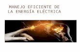 MANEJO EFICIENTE DE LA ENERGÍA ELÉCTRICA. La mayor parte de la energía que utilizamos en nuestra vida es energía eléctrica. Esto no sería posible si no.