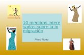 10 mentiras interesadas sobre la inmigración Paco Roda.