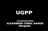 UGPP Conferencista ALEXANDER CORAL RAMOS Abogado.