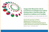 ANTECEDENTES Comité Especial sobre Población y Desarrollo CEPAL (CEPD) Conferencia Regional de Población y Desarrollo de América Latina y el Caribe Se.