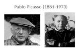 Pablo Picasso (1881-1973). Datos de su vida Su nombre completo es Pablo Ruiz Picasso. Nació en Málaga, España. Su padre, José Ruíz Blasco, era maestro.