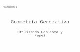 Geometr ía  Generativa