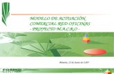 MODELO DE ACTUACIÓN COMERCIAL RED OFICINAS - PROYECTO M.A.C.R.O -