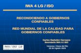 RECONOCIENDO A GOBIERNOS CONFIABLES  RED MUNDIAL DE LA CALIDAD PARA GOBIERNOS CONFIABLES