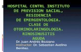 Dr. Juan  Andrés Bozzano Instructor:  Dr. Sebastian  Avelino  Benitez.