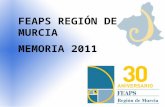 FEAPS REGIÓN DE MURCIA MEMORIA 2011