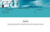 SIAR Sistema Integral de Administración de Requerimientos