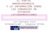 EL PORTAL AMERICANISMO.ES Y LA INFORMACIÓN SOBRE LOS CONGRESOS DE ESTUDIOS LATINOAMERICANOS