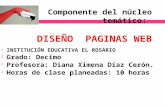 INSTITUCIÓN EDUCATIVA EL ROSARIO Grado: Decimo Profesora: Diana Ximena Díaz Cerón.