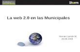 La web 2.0 en las Municipales Hernan Larraín M.     28-08-2008