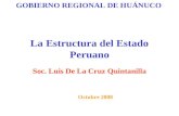 La Estructura del Estado Peruano