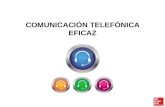 COMUNICACIÓN TELEFÓNICA EFICAZ