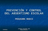 PREVENCIÓN Y CONTROL DEL ABSENTISMO ESCOLAR